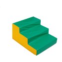 Sport-Thieme Bouwelement "Treppe" voor schuimstofbouwsteenen Met 3 treden, 60x60x30 cm       