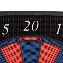 Kings Dart Elektronisch dartbord met luxe uitrusting Blauw-rood