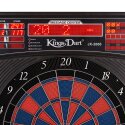 Kings Dart Elektronisch dartbord "Profi Tornooi" Blauw-rood