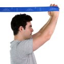 CanDo Multi-Grip Fitnessband "Exerciser" Blauw, extra sterk