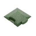 Gum-Tech Hoekstuk "afgeschuind" voor valbeveiligingsplaten 4,5 cm, Groen