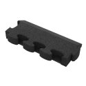 Gum-Tech Randstuk "afgeschuind" voor valbeveiligingsplaten 8 cm, Zwart