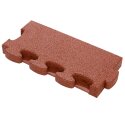 Gum-tech Randstuk "recht" voor valbeveiligingsplaten 6 cm, Rood