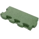 Gum-tech Randstuk "recht" voor valbeveiligingsplaten 6 cm, Groen