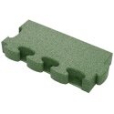 Gum-tech Randstuk "recht" voor valbeveiligingsplaten 8 cm, Groen