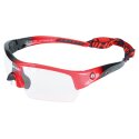 Unihoc Veiligheidsbril "Victory" Junior, Zwart-neon rood