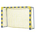 Sport-Thieme Handbaldoel "Colour" met vaste netbeugel Standard, doeldiepte 1 m, Geel-blauw