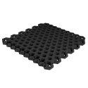 Gum-tech Grasrooster "Hexagon" 4,5 cm, Zwart