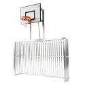 Sport-Thieme Speelpleindoel volledig gelast Vierkant-profiel 80x80 mm, 3x2 m, met basketbalbord