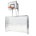 Sport-Thieme Speelpleindoel volledig gelast Ovaal profiel 120x100 mm, 3x2 m, met basketbalbord