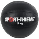 Sport-Thieme Medicinebal  "Zwart" 5 kg, 28 cm