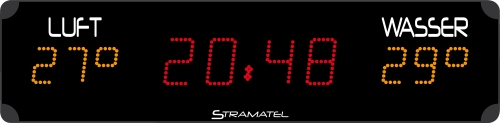 Stramatel Zwembad scorebord "PHL 12.1"