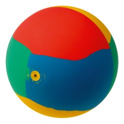 WV Gymnastiekbal van rubber Kleurig, ø 19 cm, 420 g