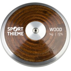 Sport-Thieme® Wedstrijd-Discus "Hout" 1 kg