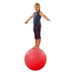 Evenwichtsbal / Loopbal ø ca. 60 cm, 12 kg, Neon rood