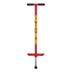 Qu-Ax Pogo-Stick Rood, L: 98 cm, tot 30 kg