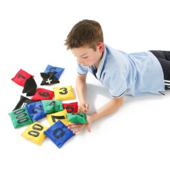 Pittenzakjes met cijfers