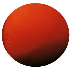 Kegelbal "Sport" ø 11,5 cm, 1.200 g, rood