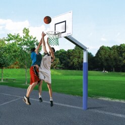Sport-Thieme Basketbalinstallatie  "Fair Play" met Hercules kabelnet