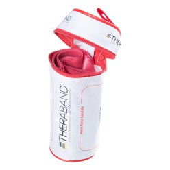 TheraBand Fitnessband 250 cm in zak met rits Geel, licht
