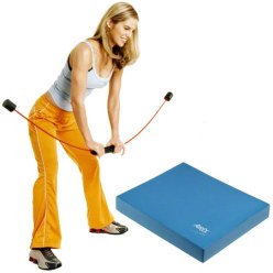 Flexi-Bar Fitness-Set "Flexi Bar Sport & Airex Balance Pad"