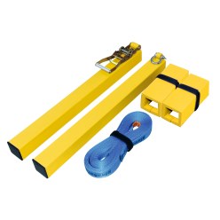 Slackline Hallen-set met palen