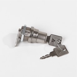 Draai-/drukcilinderslot voor kasten met schuifdeuren