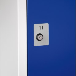 Nummerplaat voor cilinderslot