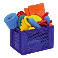 Materiaalkisten voor opberging en transport 40x30x26 cm