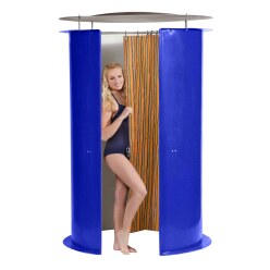 Sport-Thieme Omkleedcabine "Strandgut" Blauw