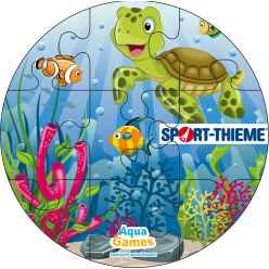 Sport-Thieme Aqua Game Puzzel Kleine zeemeermin, Rond
