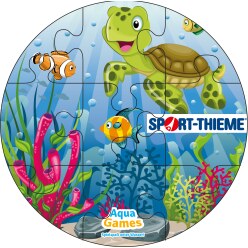 Aqua Game Puzzel Koraal, Rond