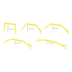 Set horden, 5 hoogtes verstelbaar