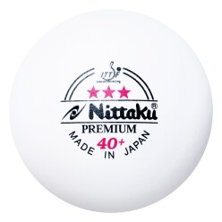 Nittaku Tafeltennisballen "Premium 40+"