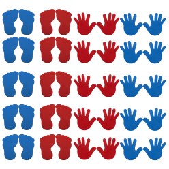 Sport-Thieme Bodemmarkeer-set hand / voet