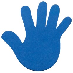 Sport-Thieme Bodemmarkering Blauw, Hand, 18 cm
