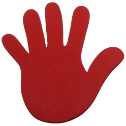 Sport-Thieme Bodemmarkering Rood, Hand, 18 cm