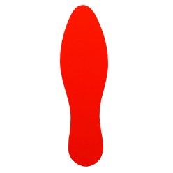 Tarifold Vloermarkering "sticker" Rood, voet, 280x84 mm