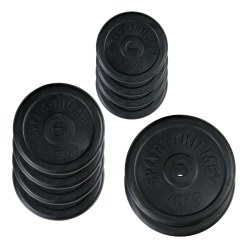 Sport-Thieme® Rubberen Halterschijven-Set, 50 kg