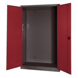 C+P Modulaire sportmateriaalkast (HxBxD195x120x50 cm, met geperforeerde plaatstaal vleugeldeuren)