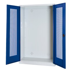 C+P Modulaire sportmateriaalkast (HxBxD195x120x50 cm, met geperforeerde plaatstaal vleugeldeuren)