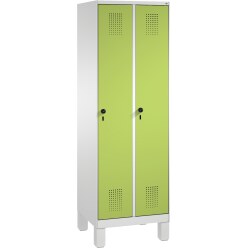 C+P Garderobekast/locker "S 3000 Evolo", vakbreedte 30 cm, met poten