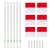 Sport-Thieme® Veiligheidsgrenspalen-Set Vlag rood-wit